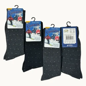 Carpenter - (pacco Da 4)  Calza Lunga In Morbido E Caldo Pile Fantasia Art. 0569