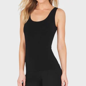 Canotta Donna Spalla Larga In Cotone Art.nc551 B Ed N