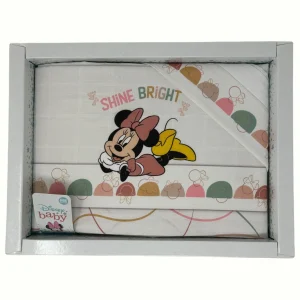 Disney Baby Completo Lenzuola 3 Pezzi Lettino Stampa Mickey Mouse 120x180  Art. El0334