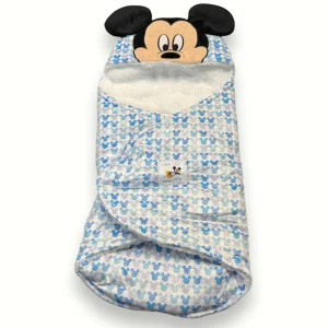 Disney - Warp Sacco Nanna Copertina Avvolgente In Soffice E Caldo Coral Disegno Mickey Disney  Art. Xum238