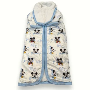 Disney - Baby Sacca Neonato In Morbido E Caldo Pile Con Cerniera Disegno Mickey Disney  Art. Xlm239