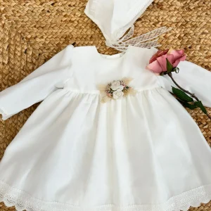 Abito Da Battesimo con cuffietta