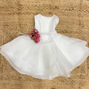 Abito bimba cerimonia in organza