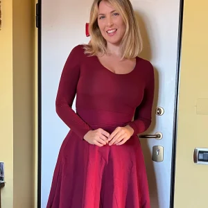 Maglia MIA Bamboo 2 in 1 - Bordeaux