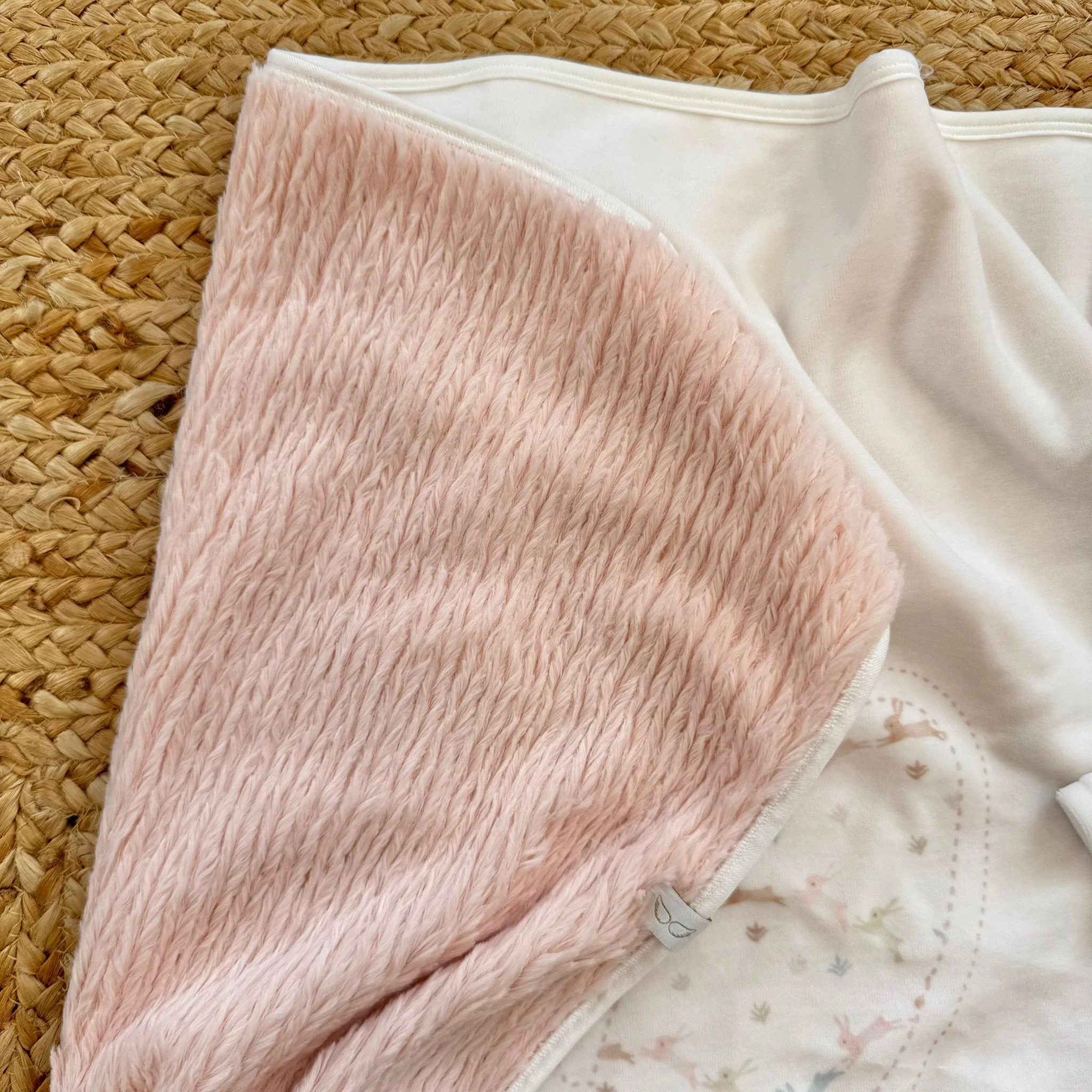 Set nascita neonata coniglio rosa e bianco - immagine 6