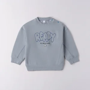 Felpa bambino azzurra