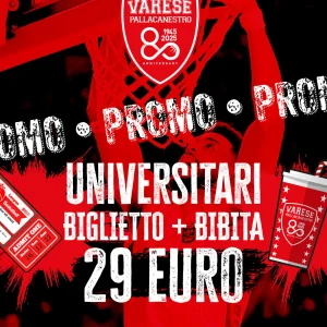 Promo Universitari: Biglietto + Bibita a 29€