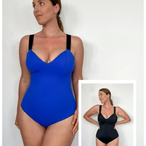 Body DIANA - Sculpt Reversibile NERO/ BLU COBALTO
