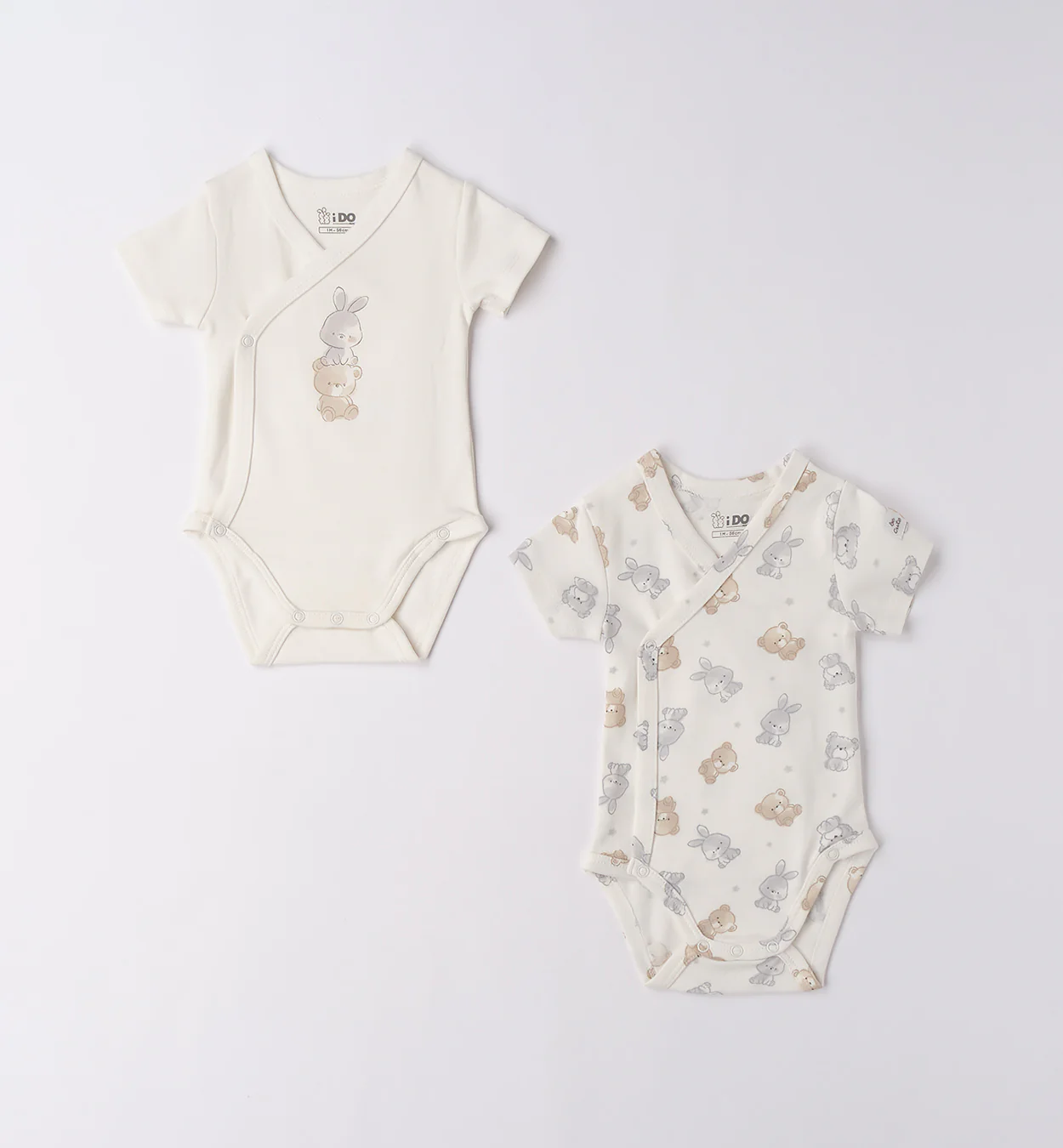 Body neonato/a unisex caldo cotone set 2 pezzi - immagine 2