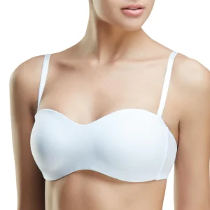 Reggiseno Fascia Cotonella Simona Balconcino Senza Ferretto Imbottito