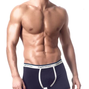 Tripack Parigamba Uomo Rossoporpora Cotone Elasticizzato