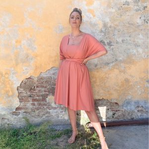 Abito NINFA - Recycled - Blush