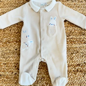 TUTINA CON CONIGLIETTI – TUTINA CINIGLIA NEONATO INVERNALE