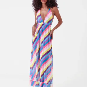 Abito lungo con schiena scoperta