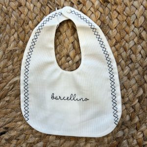 BAVAGLINO BARCELLINO RICAMATO BLU – RAFFINATO