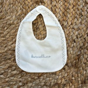 BAVAGLINO BARCELLINO CON RICAMO BLU