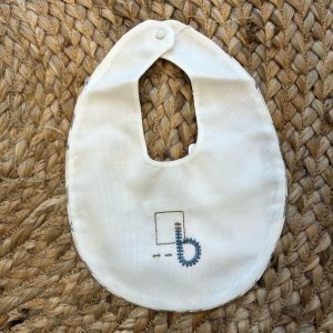 BAVAGLINO LETTERA “B” RICAMATA – MINIMAL & RAFFINATO