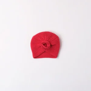 Berretto neonata in cotone e lana