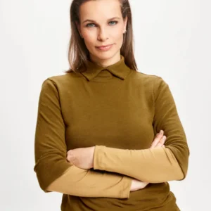 Anna - maglia colletto - lana merino