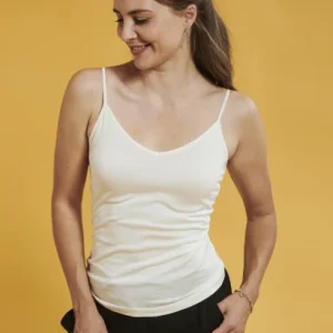 Canottiera seta-cotone