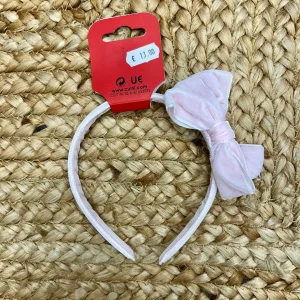 Cerchietto velluto rosa bimba