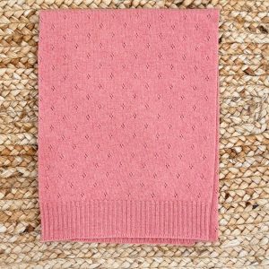 COPERTINA TRICOT ROSA PESCA