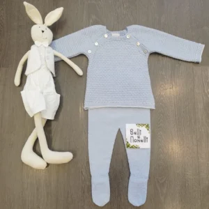 Completo Due Pezzi Bimbo Colore Azzurro