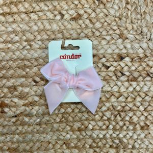 Cóndor fermaglio bimba velluto rosa chiaro