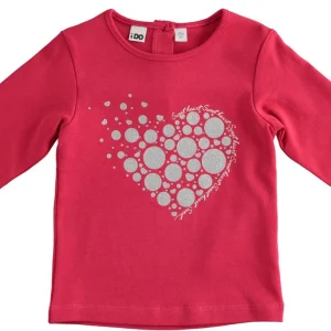 Maglia bimba color fragola