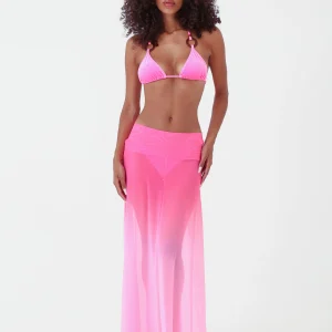 Gonna lunga a ruota a vita alta