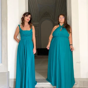 Abito OLIMPIA - Recycled - Verde Lago