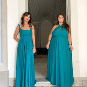 Abito OLIMPIA - Recycled - Verde Lago