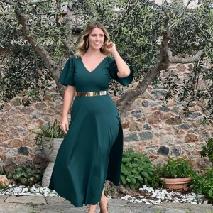 Abito INCANTO lungo - Gloss - Verde Smeraldo