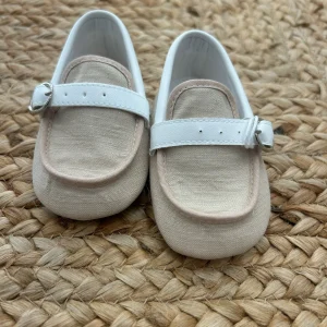 MOCASSINO CULLA BEIGE PER BATTESIMO