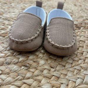 MOCASSINO CULLA BEIGE PER BATTESIMO